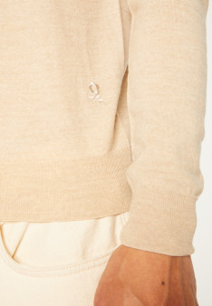 Merino wool long sleeve sweater - Elmo