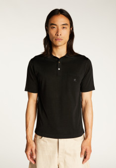 Man's polo of quality made of fil lumiere | Montagut Paris official website