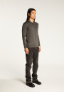 Jumper with polo shirt collar in merino wool - Beni