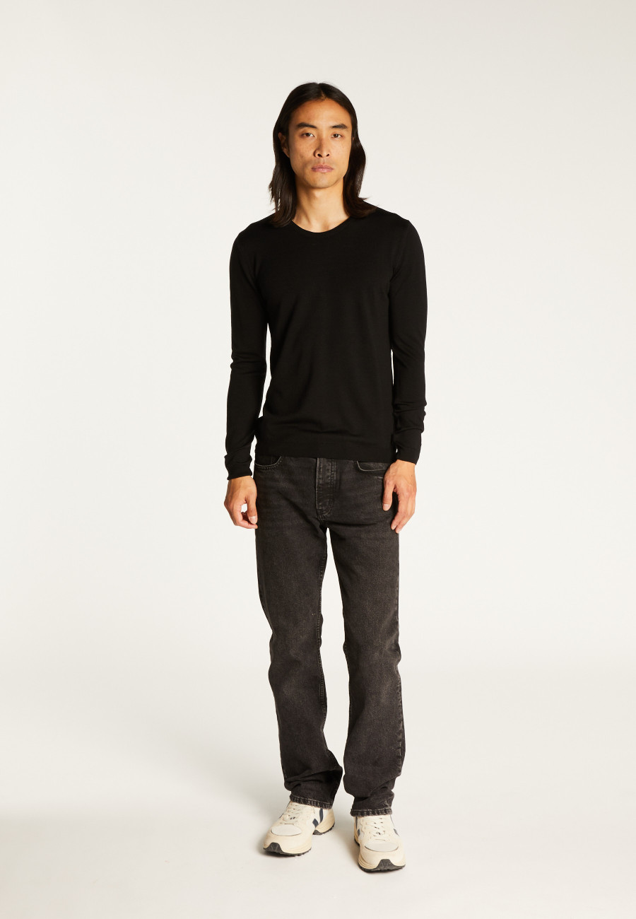 Merino Wool Crewneck Sweater - Eddie