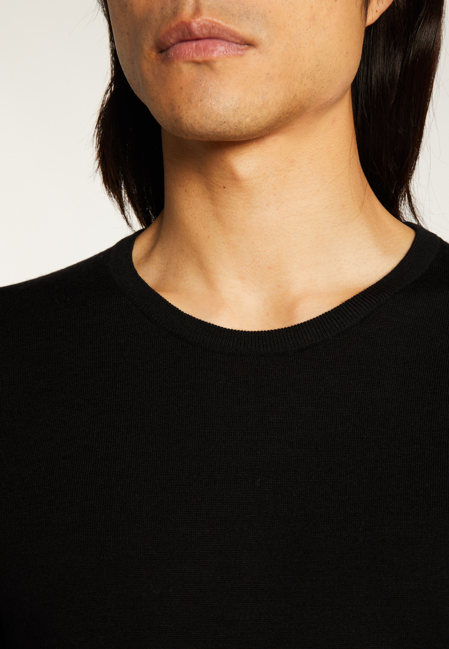 Merino Wool Crewneck Sweater - Eddie