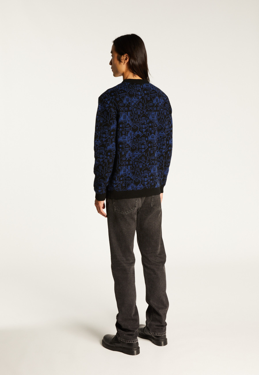 Wool and cashmere unisex sweater - Swann