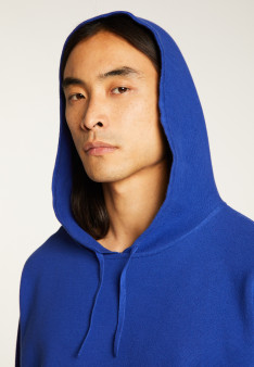 Hooded hoodie with pockets in cotton - Damien