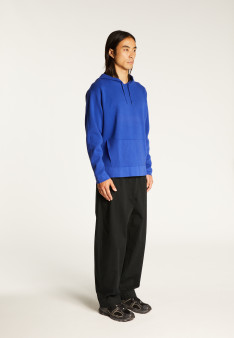 Hooded hoodie with pockets in cotton - Damien