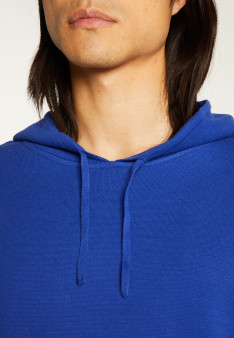 Hooded hoodie with pockets in cotton - Damien