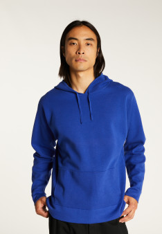 Hooded hoodie with pockets in cotton - Damien