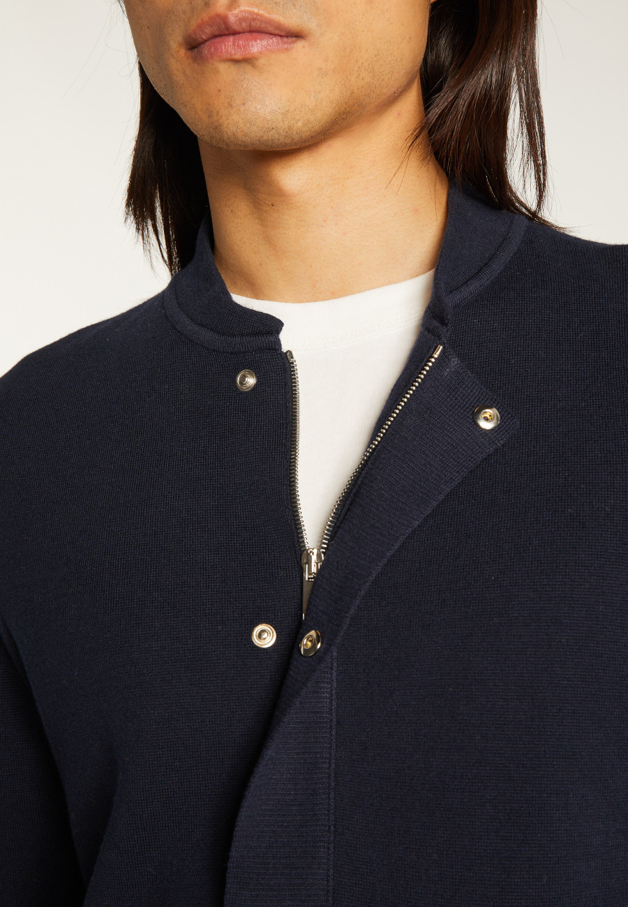 Zip cotton jacket with pockets - Dalil