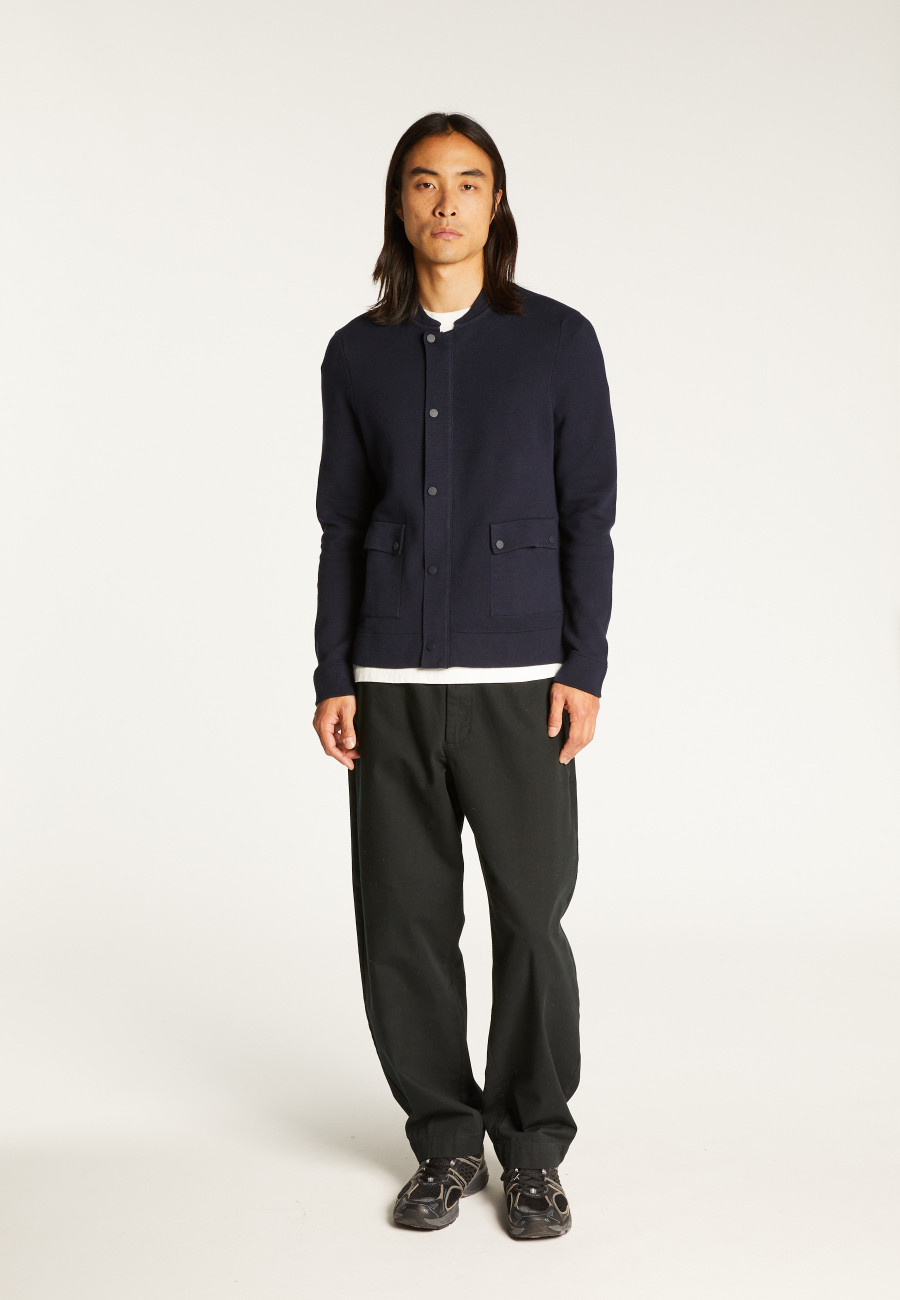 Zip cotton jacket with pockets - Dalil