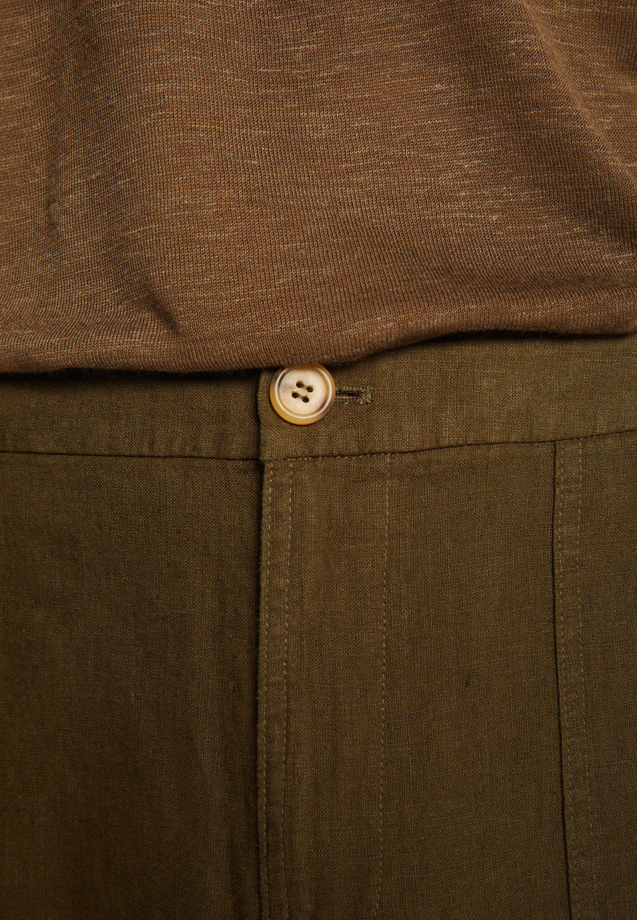 Linen pocket pants - Dimitri