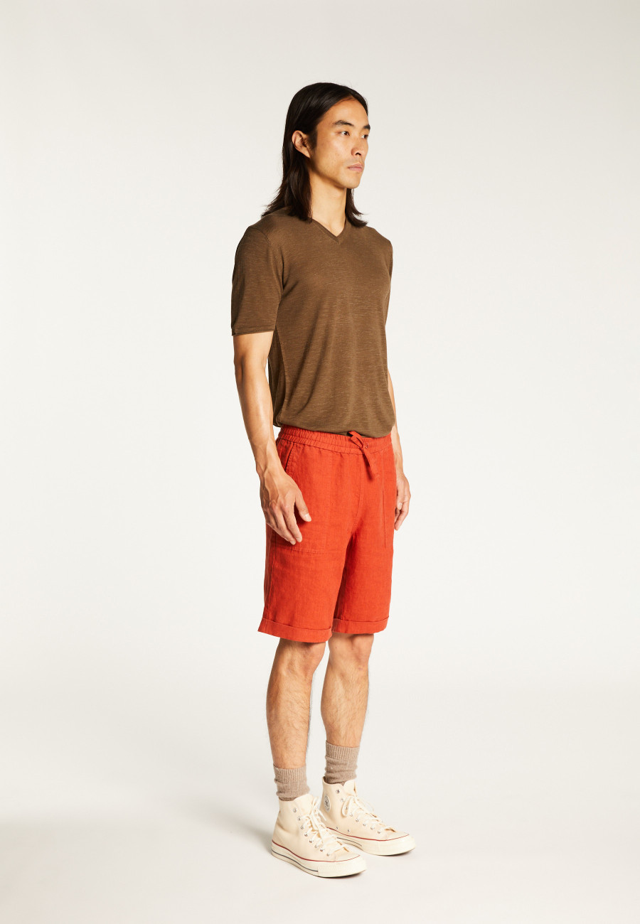 Linen pocket shorts - Diego