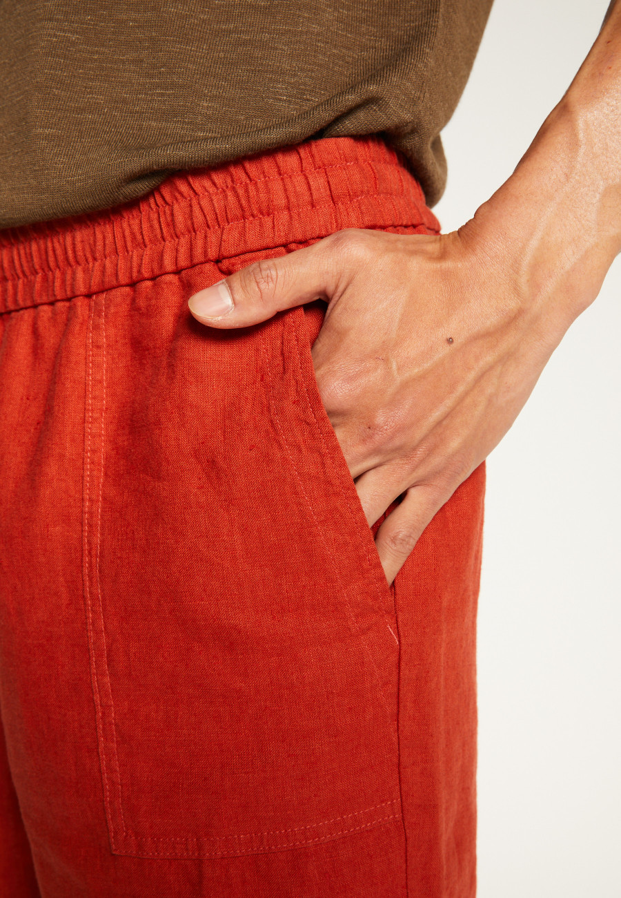 Linen pocket shorts - Diego