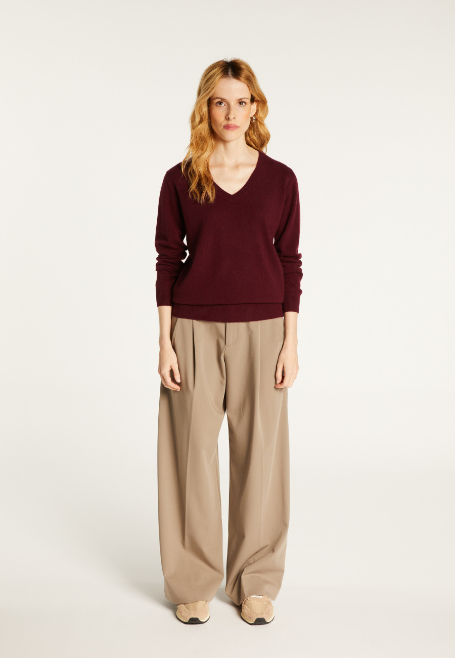 V-neck cashmere sweater - Bertille