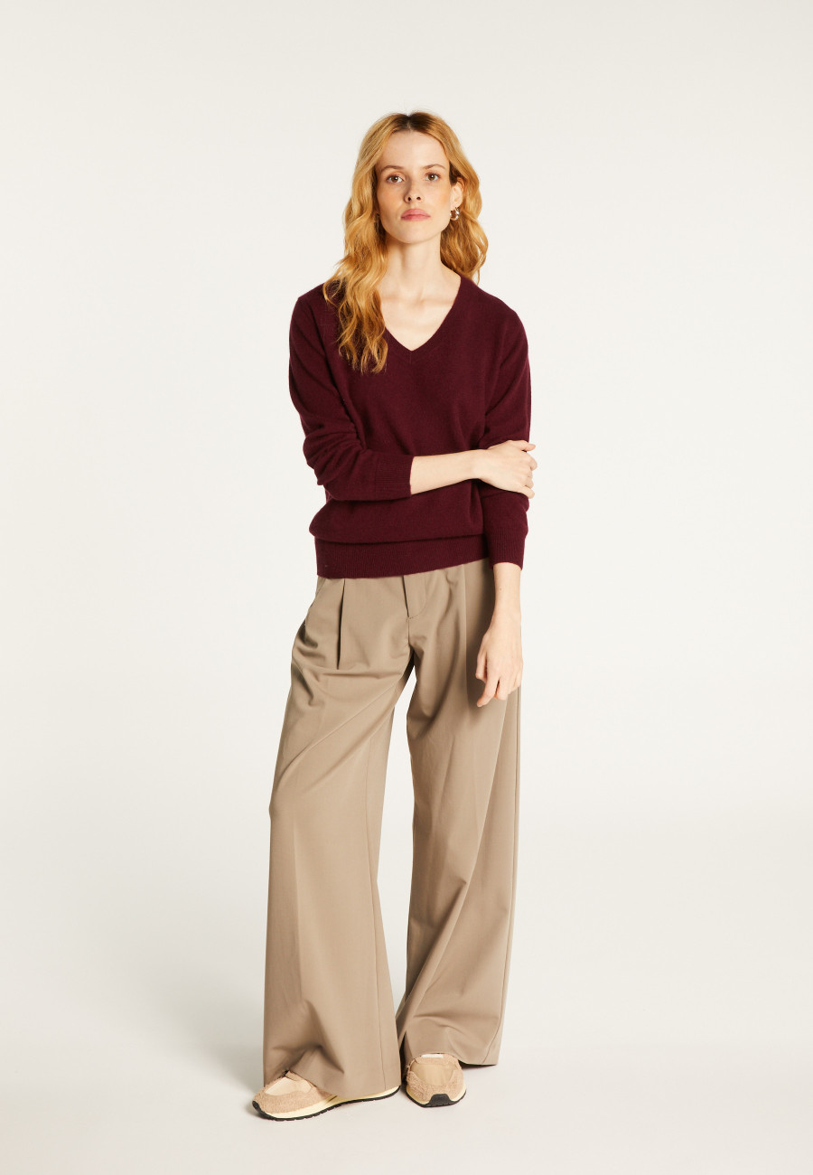 V-neck cashmere sweater - Abel