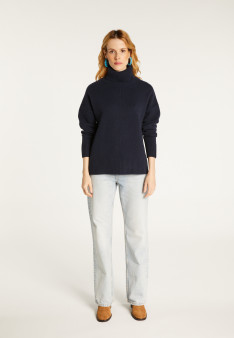 3-ply cashmere turtleneck sweater - Adena
