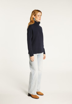 3-ply cashmere turtleneck sweater - Adena
