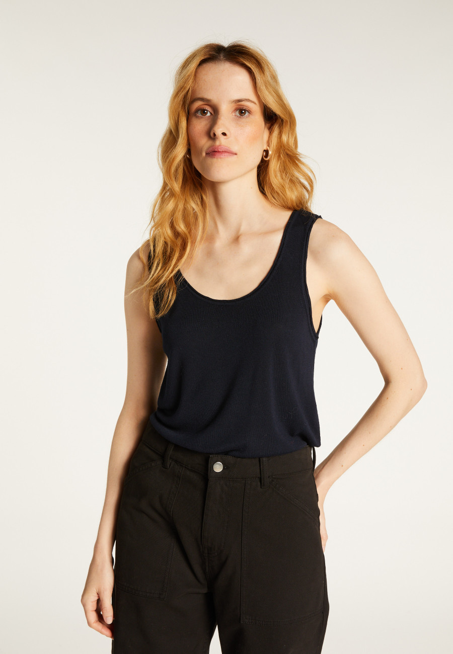 Bamboo cashmere tank top - Aetim Bamboo cashmere tank top - Aetim