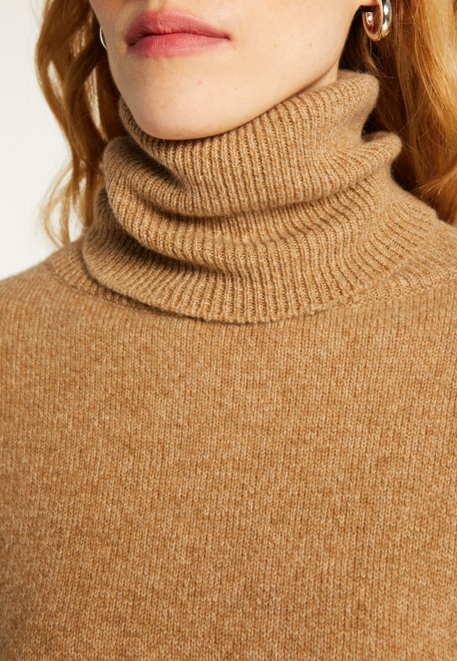 Long loose sweater in wool and cashmere - Galice