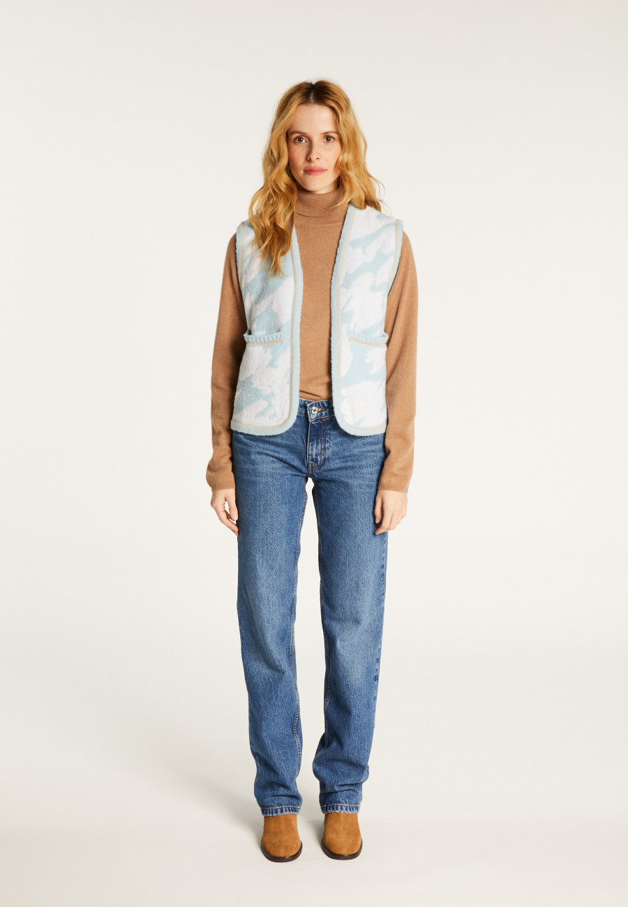 Filipa Merino Wool Sleeveless Jacket