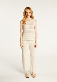 Openwork cotton tank top Danny