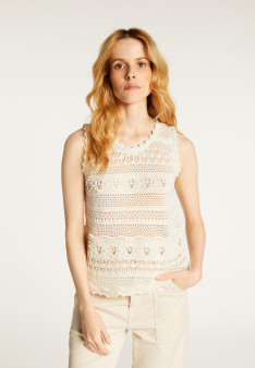 Openwork cotton tank top Danny