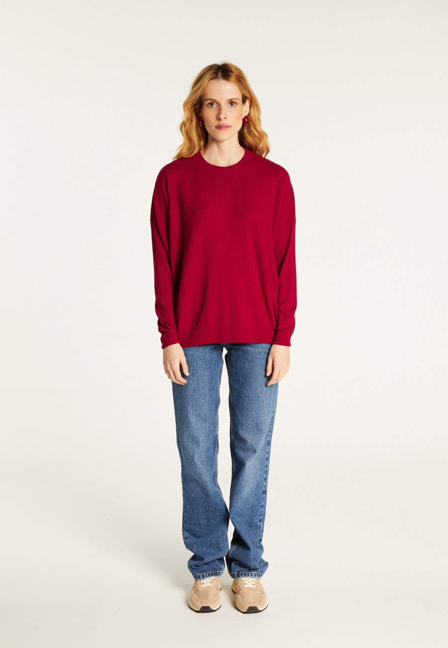 Oversized ribbed jumper - Gladys