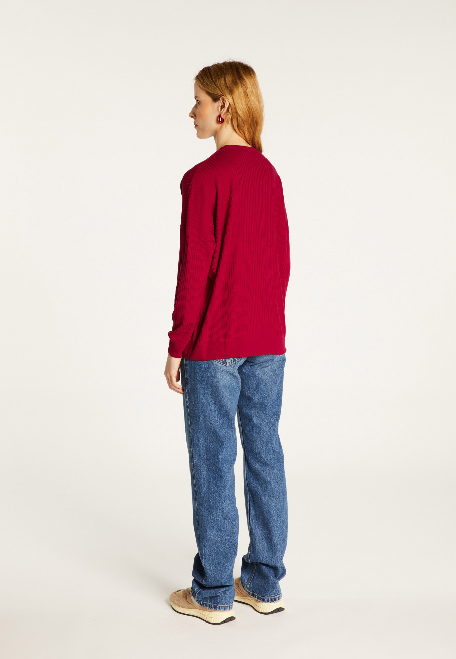 Oversized ribbed jumper - Gladys