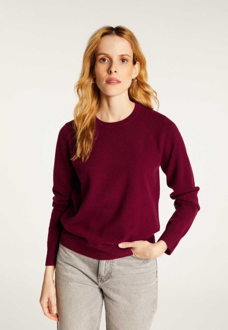 Cashmere round neck sweater - Abeline