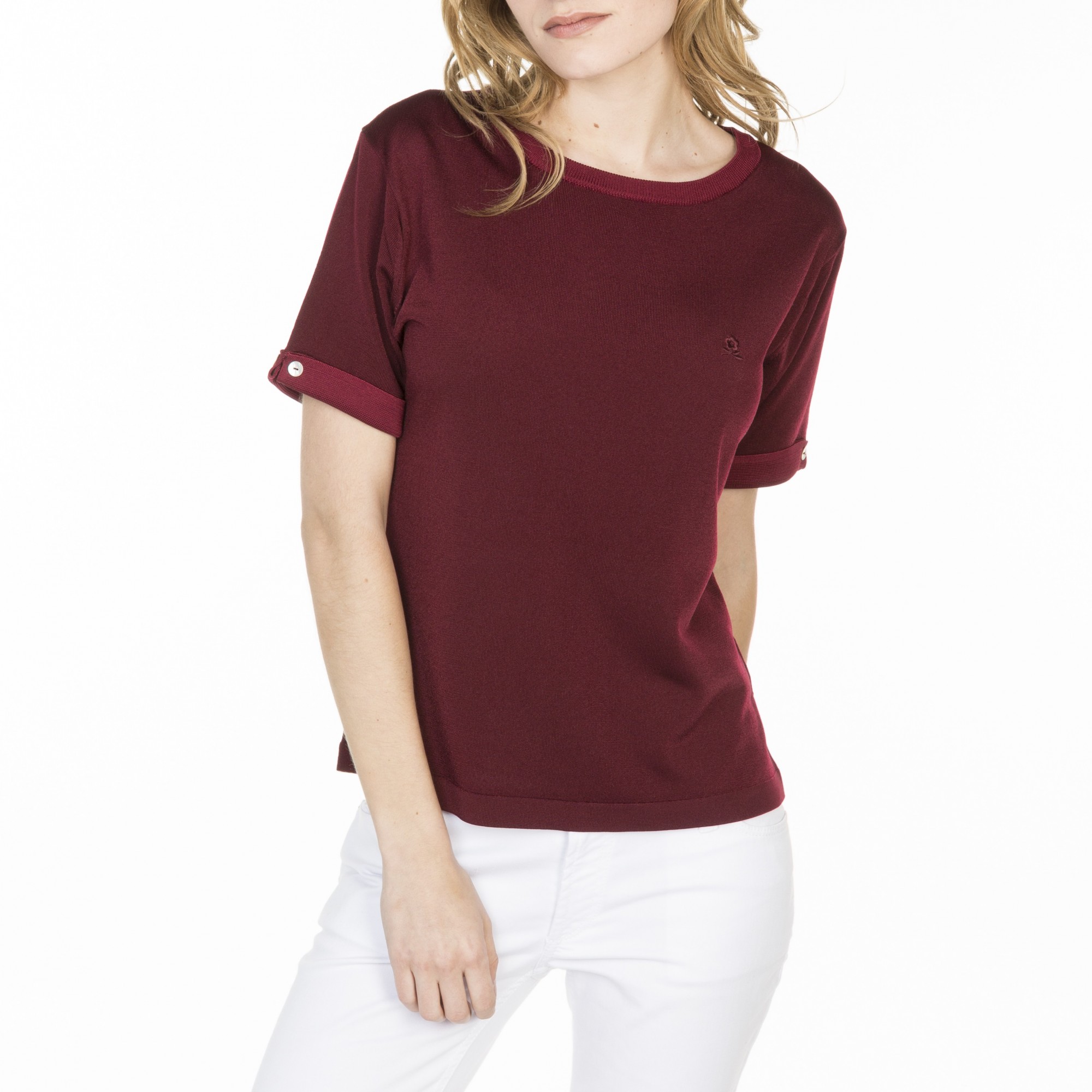 Unisex Sleeveless T-Shirt in Fil Lumière Laurie - Maison Montagut