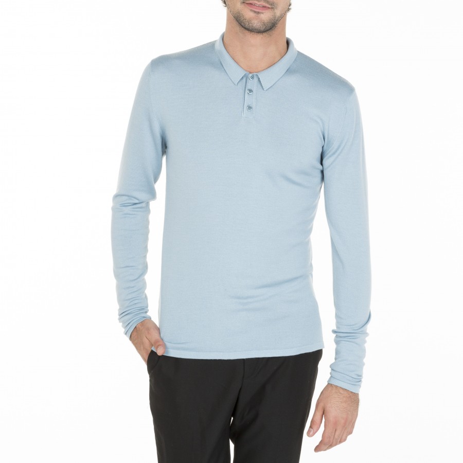 pull col polo homme