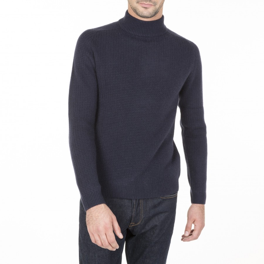 Pull col montant en cachemire Maurice