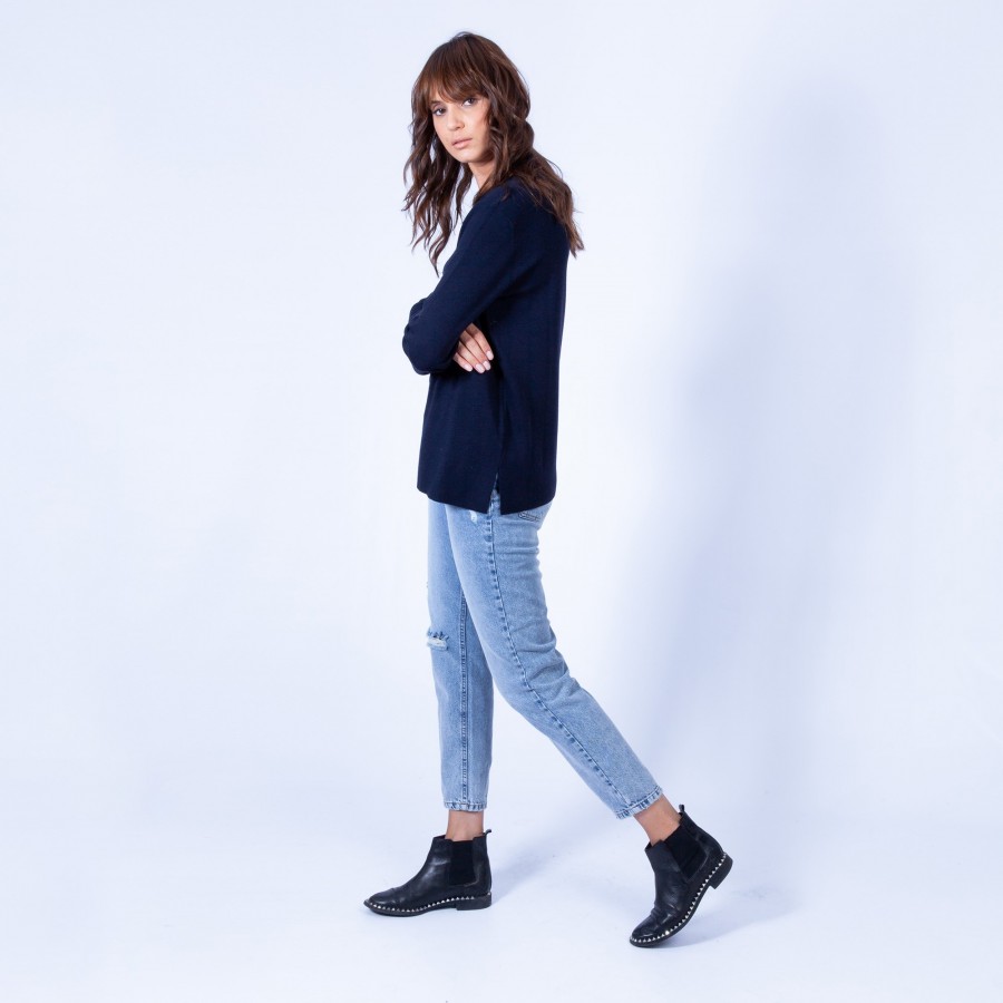 Classic crew-neck sweater - Galia