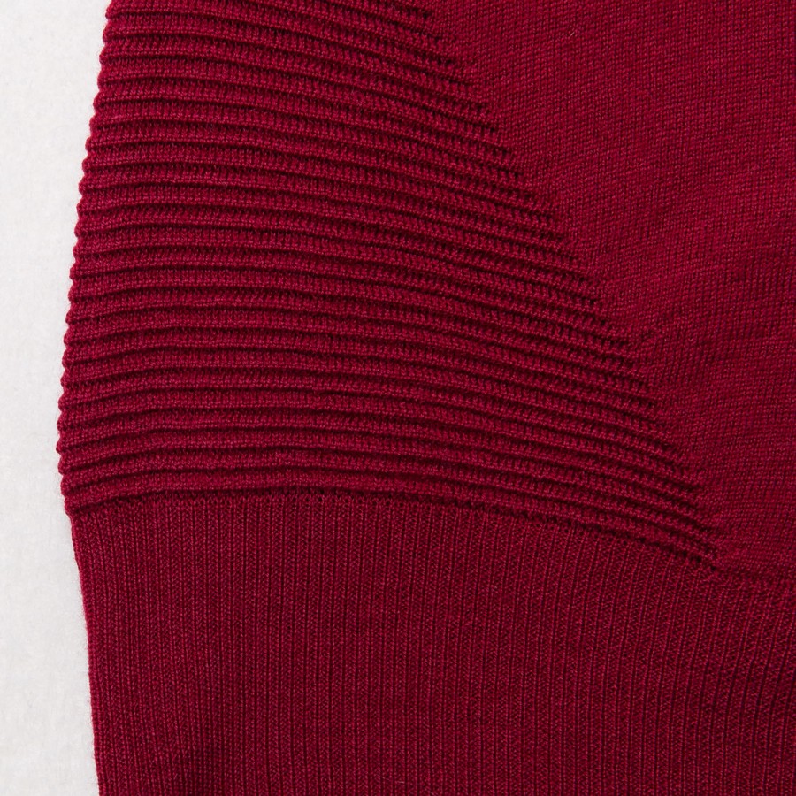 Polo neck jumper in merino wool - Elisa 