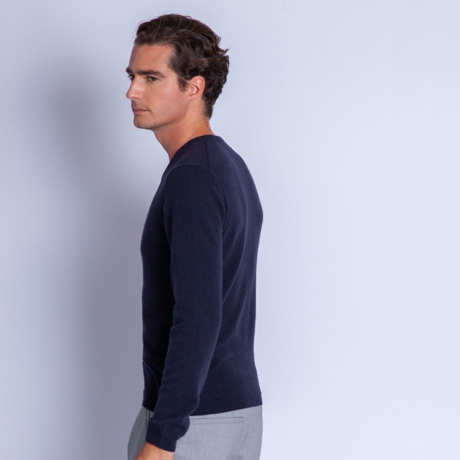 V collar cashmere sweater - Evann