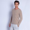 Cashmere jumper with grandad neckline - Henry