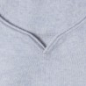 Cashmere jumper with grandad neckline - Henry