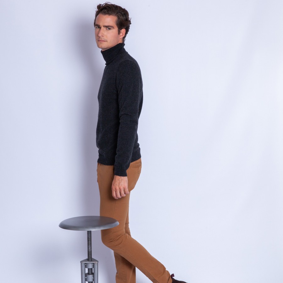 Pull col roulé en cachemire Felipe