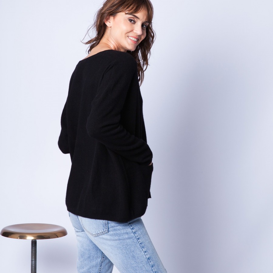 Loose-fit, cashmere cardigan — Gaby